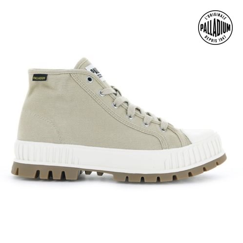 Dámské Tenisky Palladium Pallashock Mid OG High Tops Světle Zelene | CZ AYV-43E